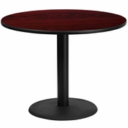 42'' ROUND MAHOGANY LAMINATE TABLE TOP WITH 24'' ROUND TABLE HEIGHT BASE <font color=green>FREE SHIPPING!</font> 42'' ROUND MAHOGANY LAMINATE TABLE TOP WITH 24'' ROUND TABLE HEIGHT BASE <font color=green>FREE SHIPPING!</font>