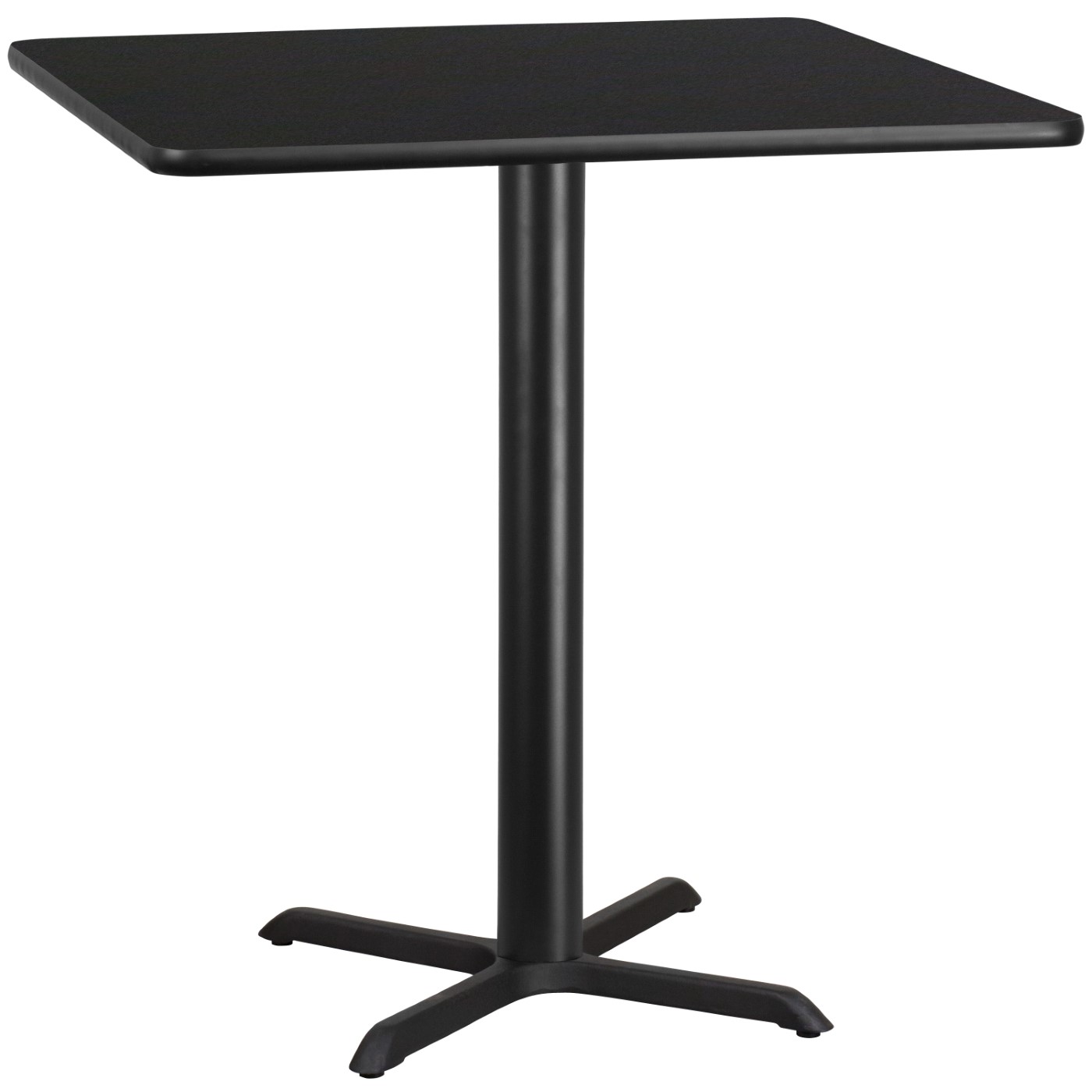 42'' SQUARE BLACK LAMINATE TABLE TOP WITH 33'' X 33'' TABLE HEIGHT BASE: <font color=green>FREE SHIPPING!</font> 42'' SQUARE BLACK LAMINATE TABLE TOP WITH 33'' X 33'' TABLE HEIGHT BASE: <font color=green>FREE SHIPPING!</font>