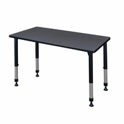 42 X 24 IN. HEIGHT ADJUSTABLE CLASSROOM ACTIVITY TABLE- GREY <FONT COLOR=GREEN>-FREE SHIPPING-</FONT>