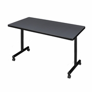 42 X 30 IN. MOBILE T-BASE TRAINING SEMINAR TABLE- GREY <FONT COLOR=GREEN>-FREE SHIPPING-</FONT>