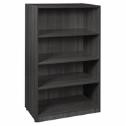 47 IN. HIGH BOOKCASE- ASH GREY <FONT COLOR=GREEN>-FREE SHIPPING-</FONT>