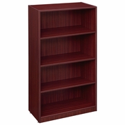 47 IN. HIGH BOOKCASE- MAHOGANY <FONT COLOR=GREEN>-FREE SHIPPING-</FONT>