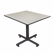48 IN. SQUARE X-BASE BREAKROOM TABLE- MAPLE <FONT COLOR=GREEN>-FREE SHIPPING-</FONT>