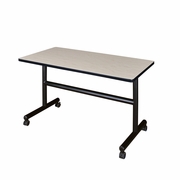 48" X 24"  FLIP TOP MOBILE TRAINING TABLE- MAPLE. <font color=green>-FREE SHIPPING-</font>