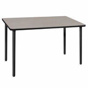 48 X 24 IN. FOLDING TRAINING SEMINAR TABLE- MAPLE TOP, BLACK LEGS <FONT COLOR=GREEN>-FREE SHIPPING-</FONT>