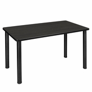 48 X 24 IN. TRAINING SEMINAR TABLE- ASH GREY TOP, BLACK LEGS <FONT COLOR=GREEN>-FREE SHIPPING-</FONT>