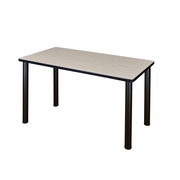 48 X 24 IN. TRAINING SEMINAR TABLE- MAPLE TOP, BLACK LEGS <FONT COLOR=GREEN>-FREE SHIPPING-</FONT>