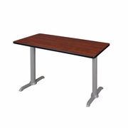 48" X 24" TRAINING TABLE- CHERRY/ GREY BASE <FONT COLOR=GREEN>-FREE SHIPPING-</FONT>