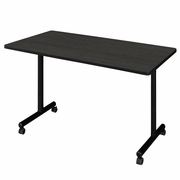 48 X 30 IN. MOBILE T-BASE TRAINING SEMINAR TABLE- ASH GREY <FONT COLOR=GREEN>-FREE SHIPPING-</FONT>
