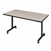 48 X 30 IN. MOBILE T-BASE TRAINING SEMINAR TABLE- MAPLE <FONT COLOR=GREEN>-FREE SHIPPING-</FONT>