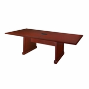 50% DISCOUNT WITH FREE SHIPPING -  10 FT. MAHOGANY CONFERENCE TABLE WITH CHARGING PORT - FREE SHIPPING.<br><font color=red>Temporarily Out of Stock</font>