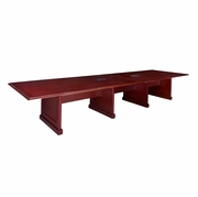 50% DISCOUNT WITH FREE SHIPPING -  16 FT. MAHOGANY TRADITIONAL CONFERENCE TABLE WITH 2 CHARGING PORTS - FREE SHIPPING.<br><font color=red>Temporarily Out of Stock</font>