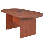 6 FT CONFERENCE TABLE WITH CHARGING PORT- CHERRY <FONT COLOR=GREEN>-FREE SHIPPING-</FONT>