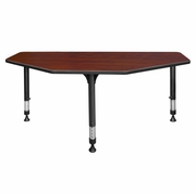 60 IN 2 STUDENT CLASSROOM DESK- CHERRY <FONT COLOR=GREEN>-FREE SHIPPING-</FONT>