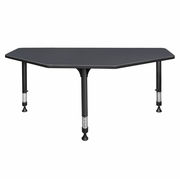 60 IN 2 STUDENT CLASSROOM DESK- GREY <FONT COLOR=GREEN>-FREE SHIPPING-</FONT>