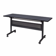 60" X 24" FLIP TOP MOBILE TRAINING TABLE WITH MODESTY- GREY. <font color=green>-FREE SHIPPING-</font>