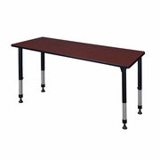 60 X 24 IN. HEIGHT ADJUSTABLE CLASSROOM ACTIVITY TABLE- MAHOGANY <FONT COLOR=GREEN>-FREE SHIPPING-</FONT>