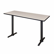 60 X 24 IN. STEEL T-BASE CAFE TRAINING SEMINAR TABLE- MAPLE <FONT COLOR=GREEN>-FREE SHIPPING-</FONT>