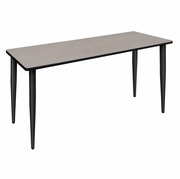 60 X 24 IN. TRAINING SEMINAR TABLE- MAPLE TOP, BLACK TAPERED LEGS <FONT COLOR=GREEN>-FREE SHIPPING-</FONT>