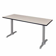 60" X 24" TRAINING TABLE- MAPLE/ GREY BASE <FONT COLOR=GREEN>-FREE SHIPPING-</FONT>
