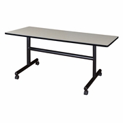 60" X 30" FLIP TOP MOBILE TRAINING TABLE- MAPLE. <font color=green>-FREE SHIPPING-</font>