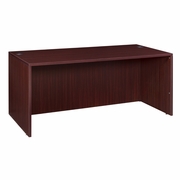 66 IN. DESK SHELL- MAHOGANY <FONT COLOR=GREEN>-FREE SHIPPING-</FONT>