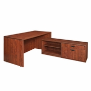 66 IN. HI-LOW L DESK SHELL- CHERRY <FONT COLOR=GREEN>-FREE SHIPPING-</FONT> 66 IN. HI-LOW L DESK SHELL- CHERRY <FONT COLOR=GREEN>-FREE SHIPPING-</FONT>