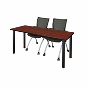 66 INCH - 2 PERSON TRAINING TABLE & CHAIR SETS