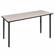 66 X 24 IN. FOLDING TRAINING SEMINAR TABLE- MAPLE TOP, BLACK LEGS <FONT COLOR=GREEN>-FREE SHIPPING-</FONT>