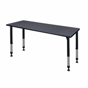 66 X 24 IN. HEIGHT ADJUSTABLE CLASSROOM ACTIVITY TABLE- GREY <FONT COLOR=GREEN>-FREE SHIPPING-</FONT>