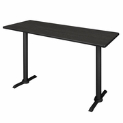 66 X 24 IN. STEEL T-BASE CAFE TRAINING SEMINAR TABLE- ASH GREY <FONT COLOR=GREEN>-FREE SHIPPING-</FONT>