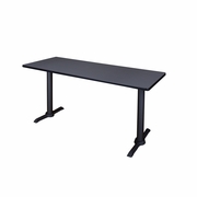 66 X 24 IN. STEEL T-BASE TRAINING SEMINAR TABLE- GREY <FONT COLOR=GREEN>-FREE SHIPPING-</FONT>