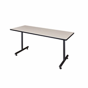66 X 24 IN. STEEL T-BASE TRAINING SEMINAR TABLE- MAPLE <FONT COLOR=GREEN>-FREE SHIPPING-</FONT>