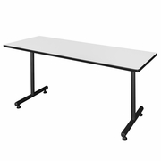 66 X 24 IN. STEEL T-BASE TRAINING SEMINAR TABLE- WHITE <FONT COLOR=GREEN>-FREE SHIPPING-</FONT>