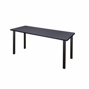 66 X 24 IN. TRAINING SEMINAR TABLE- GREY TOP, BLACK LEGS <FONT COLOR=GREEN>-FREE SHIPPING-</FONT>