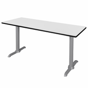 66" X 24" TRAINING TABLE- WHITE/ GREY BASE <FONT COLOR=GREEN>-FREE SHIPPING-</FONT>