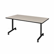 66 X 30 IN. MOBILE T-BASE TRAINING SEMINAR TABLE- MAPLE <FONT COLOR=GREEN>-FREE SHIPPING-</FONT>