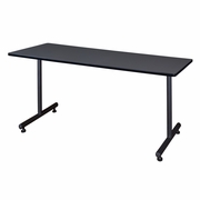 66 X 30 IN. STEEL T-BASE TRAINING SEMINAR TABLE- GREY <FONT COLOR=GREEN>-FREE SHIPPING-</FONT>