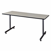 66 X 30 IN. STEEL T-BASE TRAINING SEMINAR TABLE- MAPLE <FONT COLOR=GREEN>-FREE SHIPPING-</FONT>