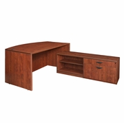 71 IN. HI-LOW BOW FRONT L DESK SHELL- CHERRY <FONT COLOR=GREEN>-FREE SHIPPING-</FONT> 71 IN. HI-LOW BOW FRONT L DESK SHELL- CHERRY <FONT COLOR=GREEN>-FREE SHIPPING-</FONT>