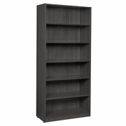 71 IN. HIGH BOOKCASE- ASH GREY <FONT COLOR=GREEN>-FREE SHIPPING-</FONT>