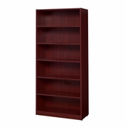 71 IN. HIGH BOOKCASE- MAHOGANY <FONT COLOR=GREEN>-FREE SHIPPING-</FONT>