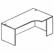 71 IN. RIGHT CORNER CREDENZA SHELL- MAHOGANY <FONT COLOR=GREEN>-FREE SHIPPING-</FONT>