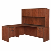 71 X 59 IN. DOUBLE PEDESTAL LEFT CORNER CREDENZA AND HUTCH- CHERRY <FONT COLOR=GREEN>-FREE SHIPPING-</FONT> 71 X 59 IN. DOUBLE PEDESTAL LEFT CORNER CREDENZA AND HUTCH- CHERRY <FONT COLOR=GREEN>-FREE SHIPPING-</FONT>