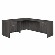 71 X 59 IN. DOUBLE PEDESTAL LEFT CORNER CREDENZA- ASH GREY <FONT COLOR=GREEN>-FREE SHIPPING-</FONT> 71 X 59 IN. DOUBLE PEDESTAL LEFT CORNER CREDENZA- ASH GREY <FONT COLOR=GREEN>-FREE SHIPPING-</FONT>