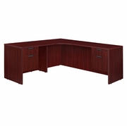 71 X 59 IN. DOUBLE PEDESTAL LEFT CORNER CREDENZA- MAHOGANY <FONT COLOR=GREEN>-FREE SHIPPING-</FONT> 71 X 59 IN. DOUBLE PEDESTAL LEFT CORNER CREDENZA- MAHOGANY <FONT COLOR=GREEN>-FREE SHIPPING-</FONT>