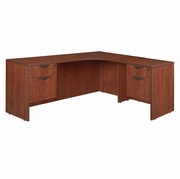 71 X 59 IN. DOUBLE PEDESTAL RIGHT CORNER CREDENZA- CHERRY <FONT COLOR=GREEN>-FREE SHIPPING-</FONT> 71 X 59 IN. DOUBLE PEDESTAL RIGHT CORNER CREDENZA- CHERRY <FONT COLOR=GREEN>-FREE SHIPPING-</FONT>