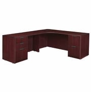 71 X 71 IN. DOUBLE FULL PEDESTAL LEFT CORNER CREDENZA- MAHOGANY <FONT COLOR=GREEN>-FREE SHIPPING-</FONT> 71 X 71 IN. DOUBLE FULL PEDESTAL LEFT CORNER CREDENZA- MAHOGANY <FONT COLOR=GREEN>-FREE SHIPPING-</FONT>