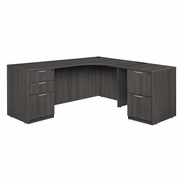 71 X 71 IN. DOUBLE FULL PEDESTAL RIGHT CORNER CREDENZA- ASH GREY <FONT COLOR=GREEN>-FREE SHIPPING-</FONT> 71 X 71 IN. DOUBLE FULL PEDESTAL RIGHT CORNER CREDENZA- ASH GREY <FONT COLOR=GREEN>-FREE SHIPPING-</FONT>