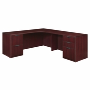 71 X 71 IN. DOUBLE FULL PEDESTAL RIGHT CORNER CREDENZA- MAHOGANY <FONT COLOR=GREEN>-FREE SHIPPING-</FONT> 71 X 71 IN. DOUBLE FULL PEDESTAL RIGHT CORNER CREDENZA- MAHOGANY <FONT COLOR=GREEN>-FREE SHIPPING-</FONT>